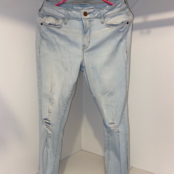 Light Ripped Skinny Jeans - Picture 1 of 2